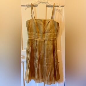 Gold Cocktail Dress